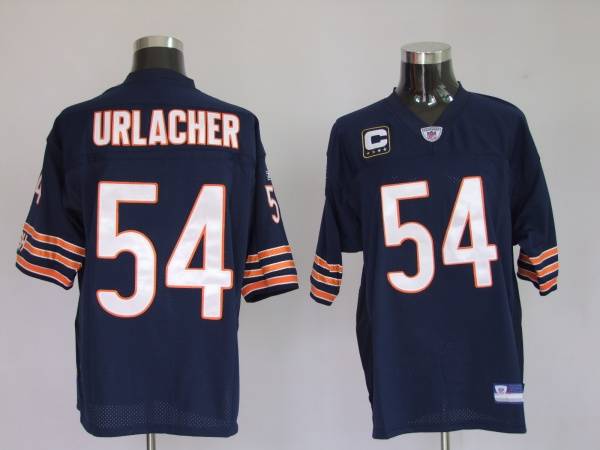 Bears #54 Brian Urlacher Blue Stitched NFL Jersey | NoDaysOffCal.com