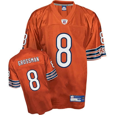 Rex Grossman #8 Chicago Bears NFL Football Reebok Super Bowl XLI Jersey  Mens 2XL