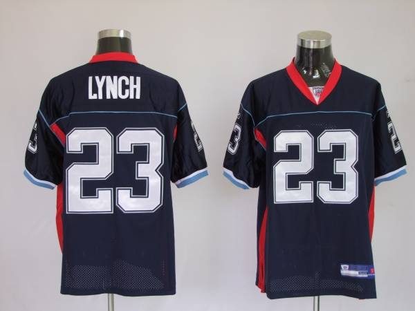 Buffalo Bills Marshawn Lynch Number 23 Blue Jersey Men's Reebok NFL