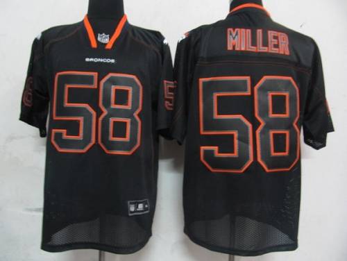 Nike Denver Broncos #58 Von Miller Lights Out Black Elite Jersey on  sale,for Cheap,wholesale from China