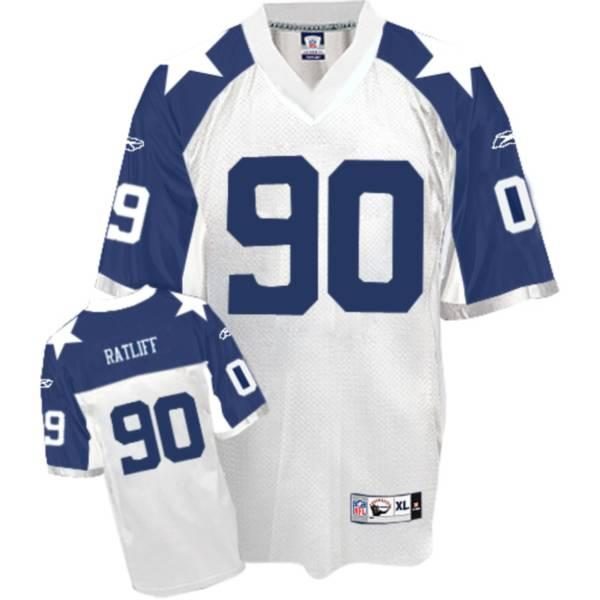 Cheapest Cowboys #90 Jay Ratliff White Stitched NFL Jersey Sale