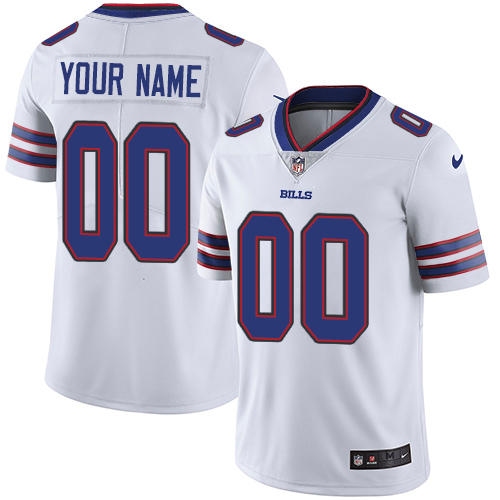 Nike Buffalo Bills Customized White Stitched Vapor Untouchable Limited ...