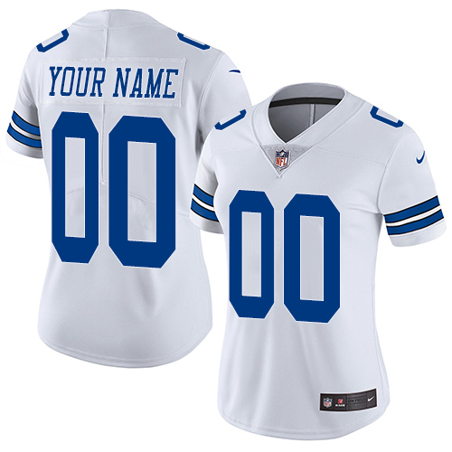 Nike Dallas Cowboys Customized White Stitched Vapor Untouchable Limited ...