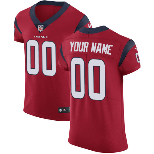 Nike Houston Texans Customized Red Alternate Stitched Vapor Untouchable