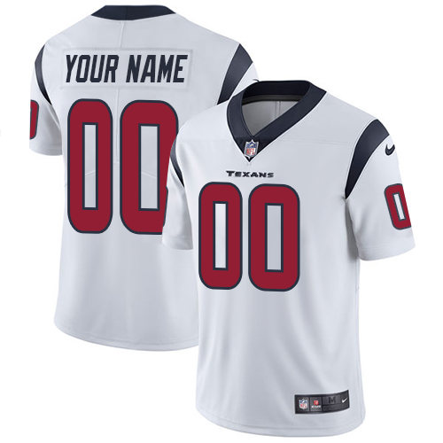 Nike Houston Texans Customized White Stitched Vapor Untouchable Limited ...