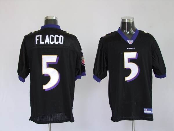 Nike NFL Baltimore Ravens Flaco Football Jersey #5 Purple Youth Boys Size  Medium