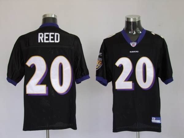 Ed Reed Baltimore Ravens Mitchell & Ness Women's Legacy Replica Team Jersey - Black