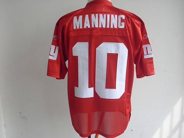 eli manning red jersey