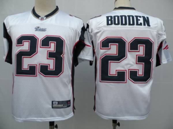 Patriots #23 Leigh Bodden White Stitched NFL Jersey | NoDaysOffCal.com