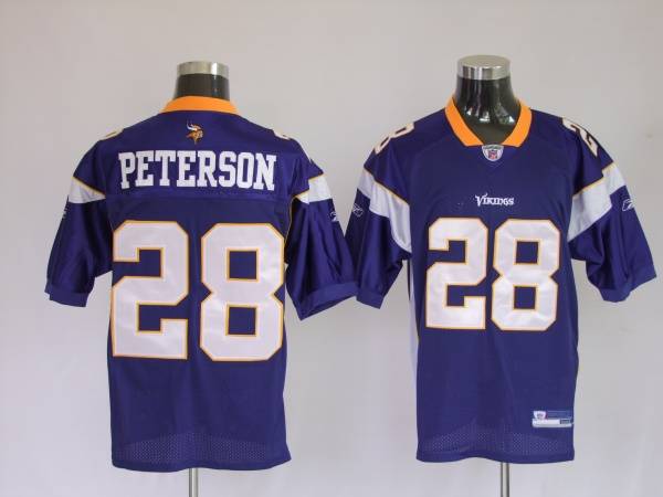 Vikings #28 Adrian Peterson Purple Stitched NFL Jersey | NoDaysOffCal.com