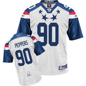 Men's Mitchell & Ness Barry Sanders White/Blue NFC 1994 Pro Bowl Authentic  Jersey